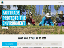 Tablet Screenshot of fairtrade.org.uk