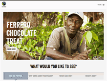 Tablet Screenshot of fairtrade.com.au