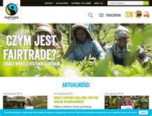 Tablet Screenshot of fairtrade.org.pl