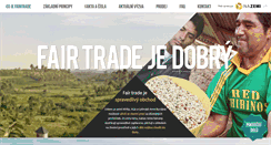 Desktop Screenshot of fairtrade.cz
