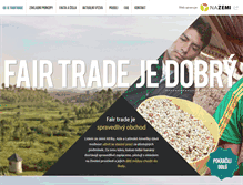 Tablet Screenshot of fairtrade.cz